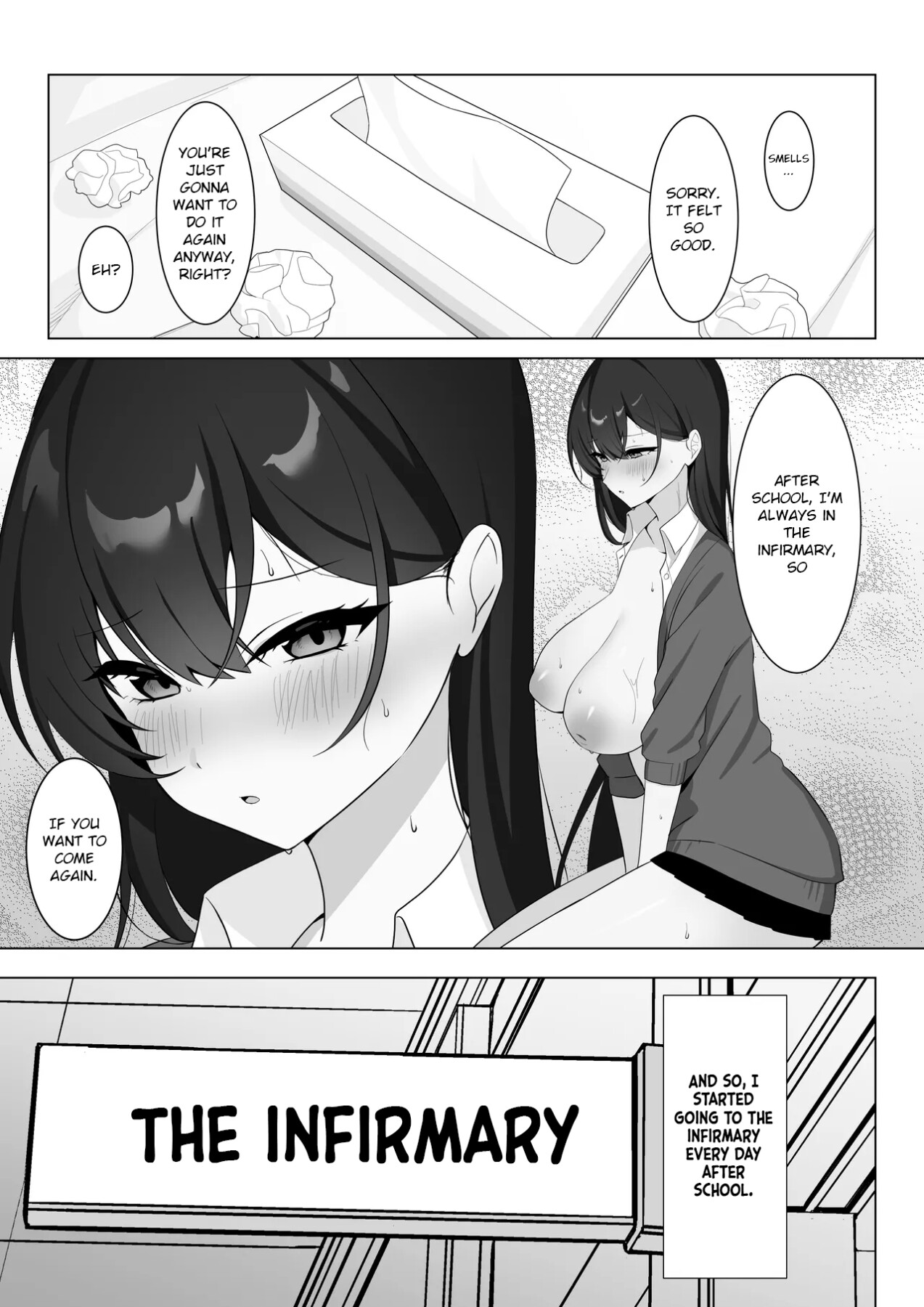 Hentai Manga Comic-The most feared senpai in school is a pushover and can't even refuse lewd requests-Read-16